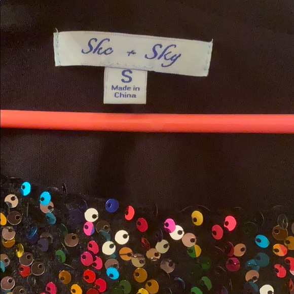 Rainbow sequin shirt - Picture 3 of 3